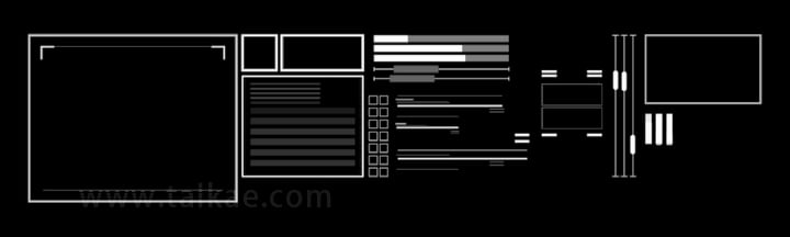 科技界面边框 2